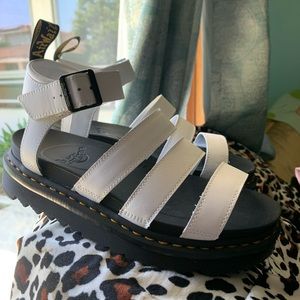 Platform Doc Marten Sandals